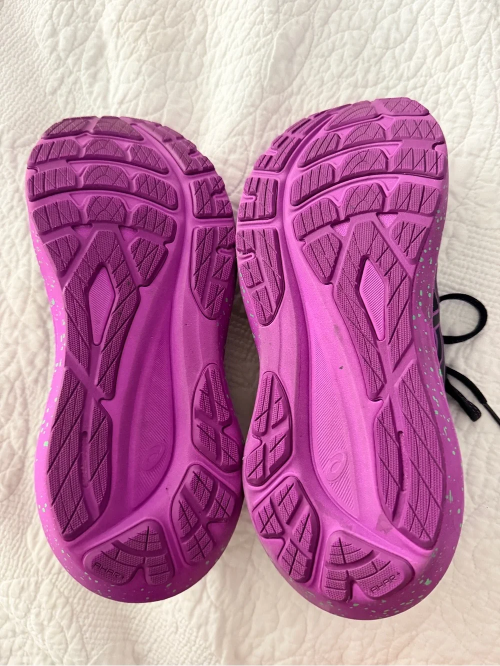 ASICS Black & Purple Women's Athletic Running Shoes